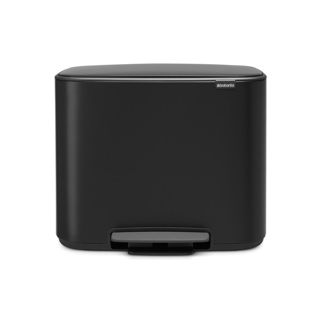 Treteimer BO 11 + 23 l, mattschwarz, Brabantia