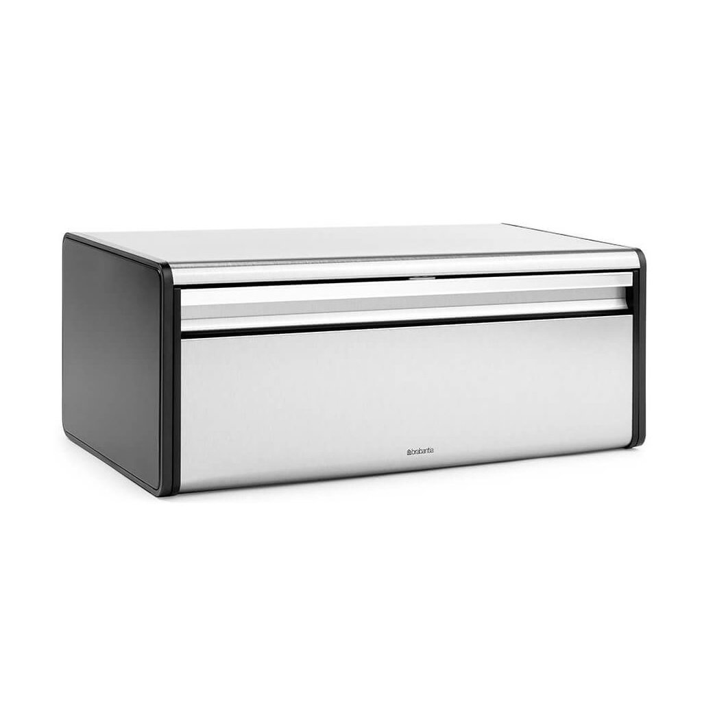 Klappbrotkasten FALL FRONT, Fingerprint Proof, Stahl matt, Brabantia