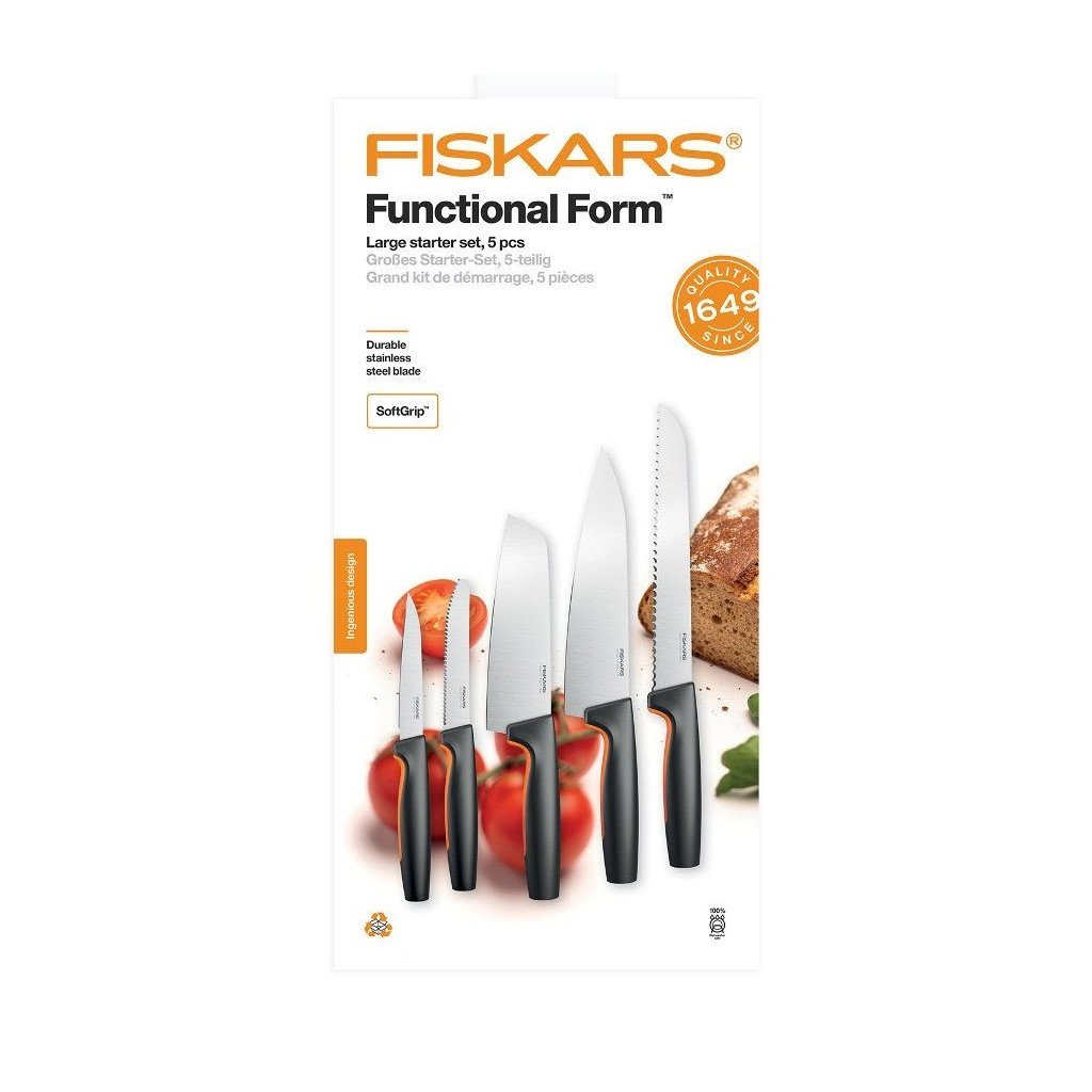 Messerset FUNCTIONAL FORM, 5-teilig, Fiskars