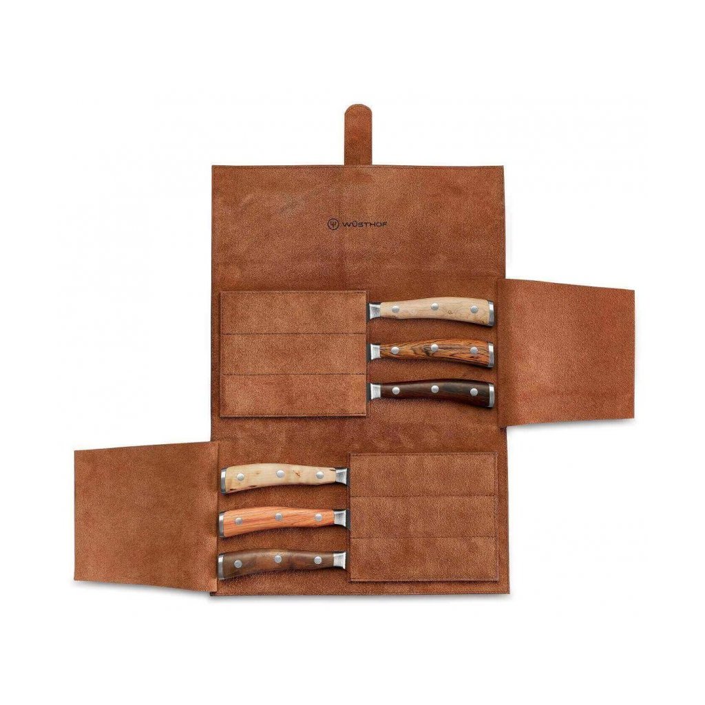 Steakmesser-Set Symbol aus Leder Fall Wüsthof