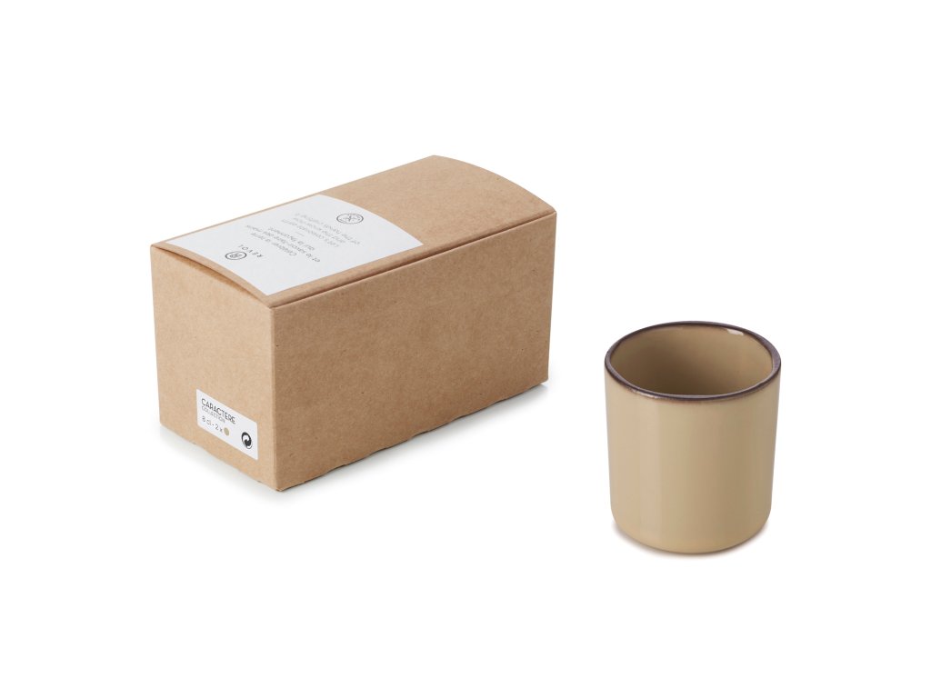 Espressotasse CARACTERE 80 ml, 2er-Set, Muskatnuss, REVOL