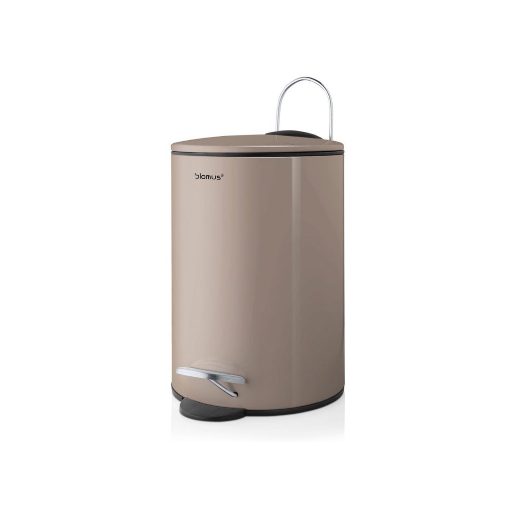 Badezimmer Treteimer TUBO 3 l, Taupe, Blomus