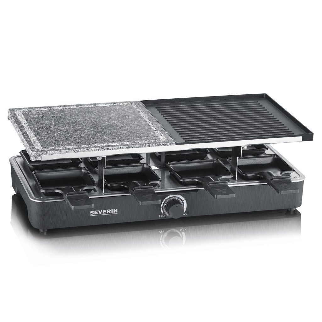 Raclette Grill RG 2371, 1500 W, Naturstein, Severin