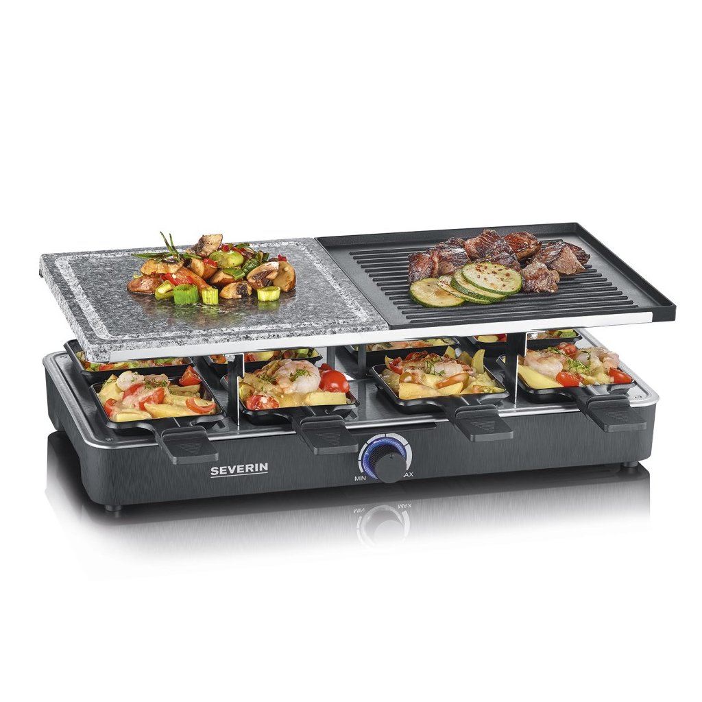 Raclette Grill RG 2371, 1500 W, Naturstein, Severin