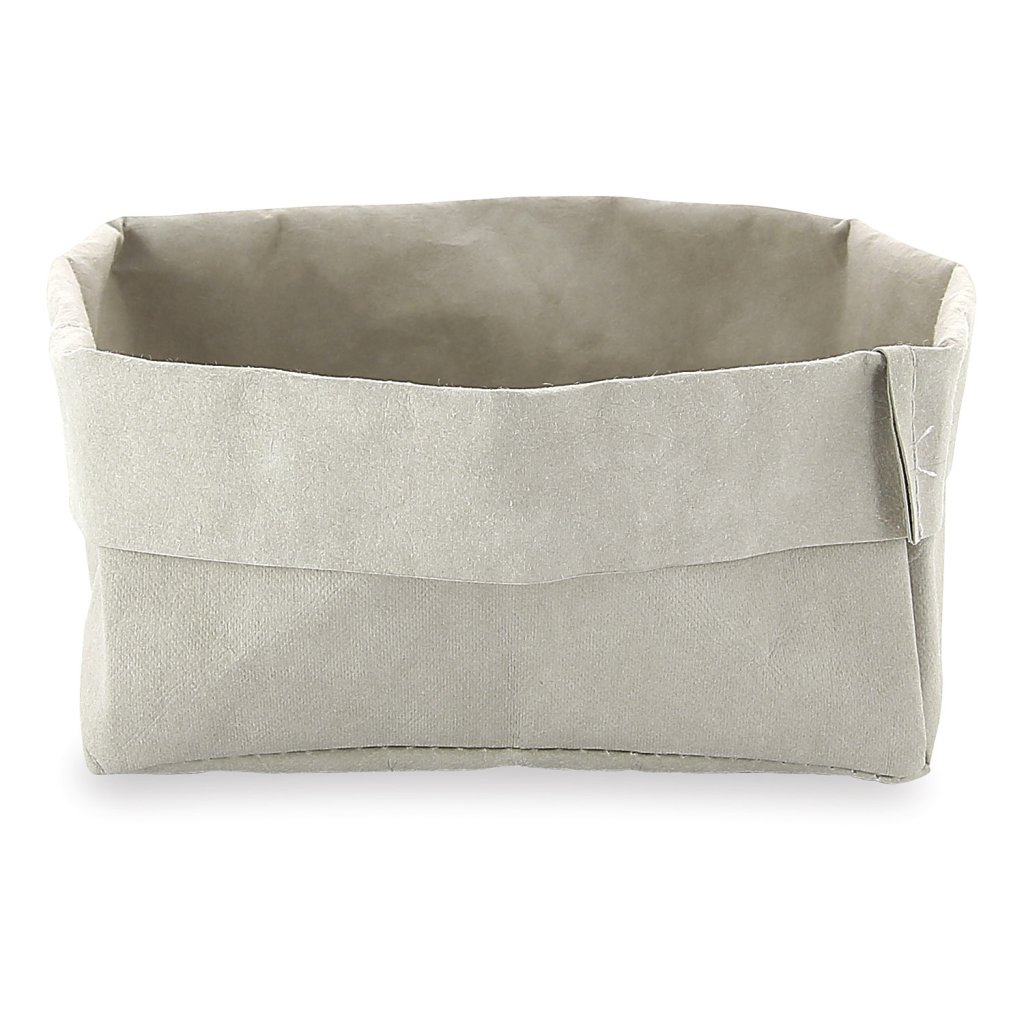 Brotkorb TOUCH 16 x 16 cm, grau, Zellulose, REVOL