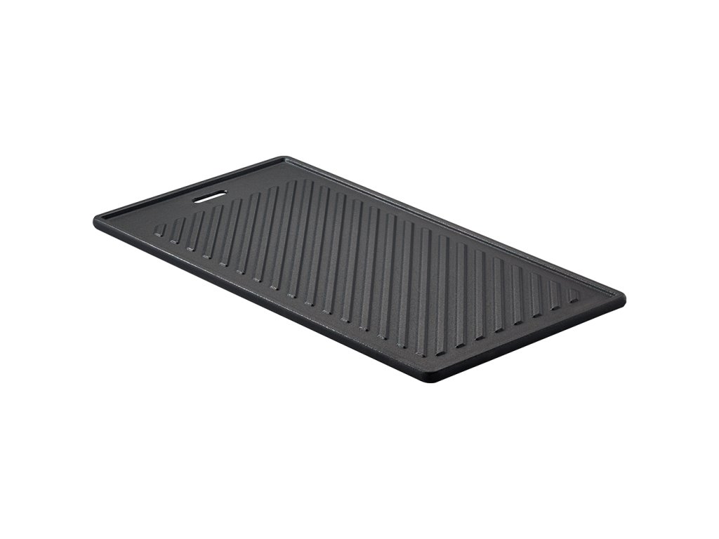 Grillplatte VIDERO 45 x 24 cm, beidseitig, Gusseisen, Rösle