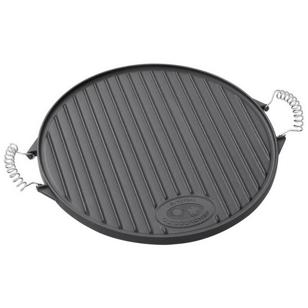 Outdoor Grillplatte DIAMOND 420 33 cm, Gusseisen, Outdoorchef