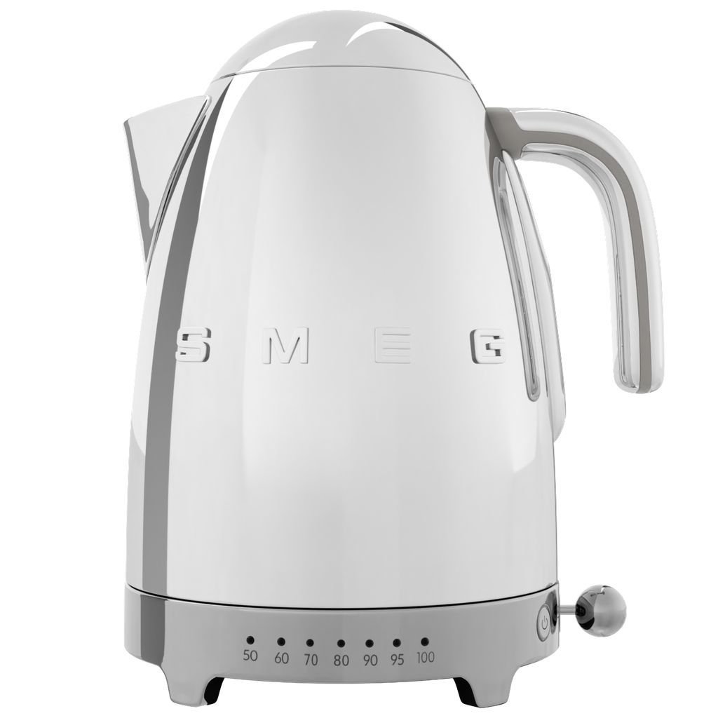 Wasserkocher mit Temperatureinstellung KLF04PBEU 1,7 l, Stahl, Smeg