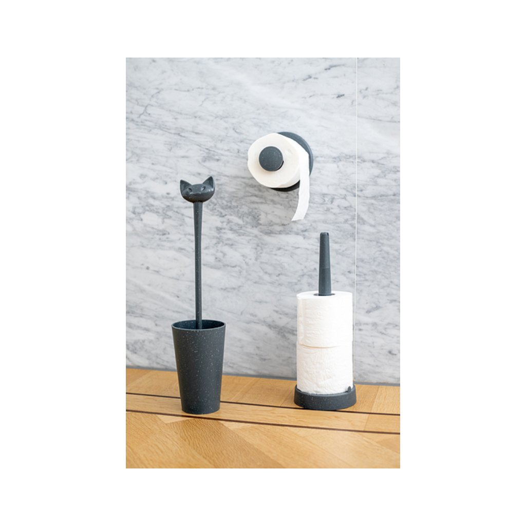 WC-Rollenhalter MIAOU 12,7 cm, Natur Grau, Koziol