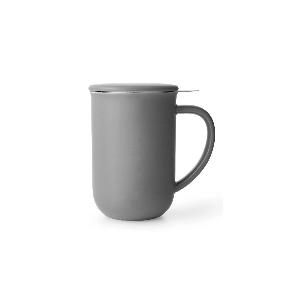 Teetasse mit Sieb MINIMA 500 ml, grau, Viva Scandinavia