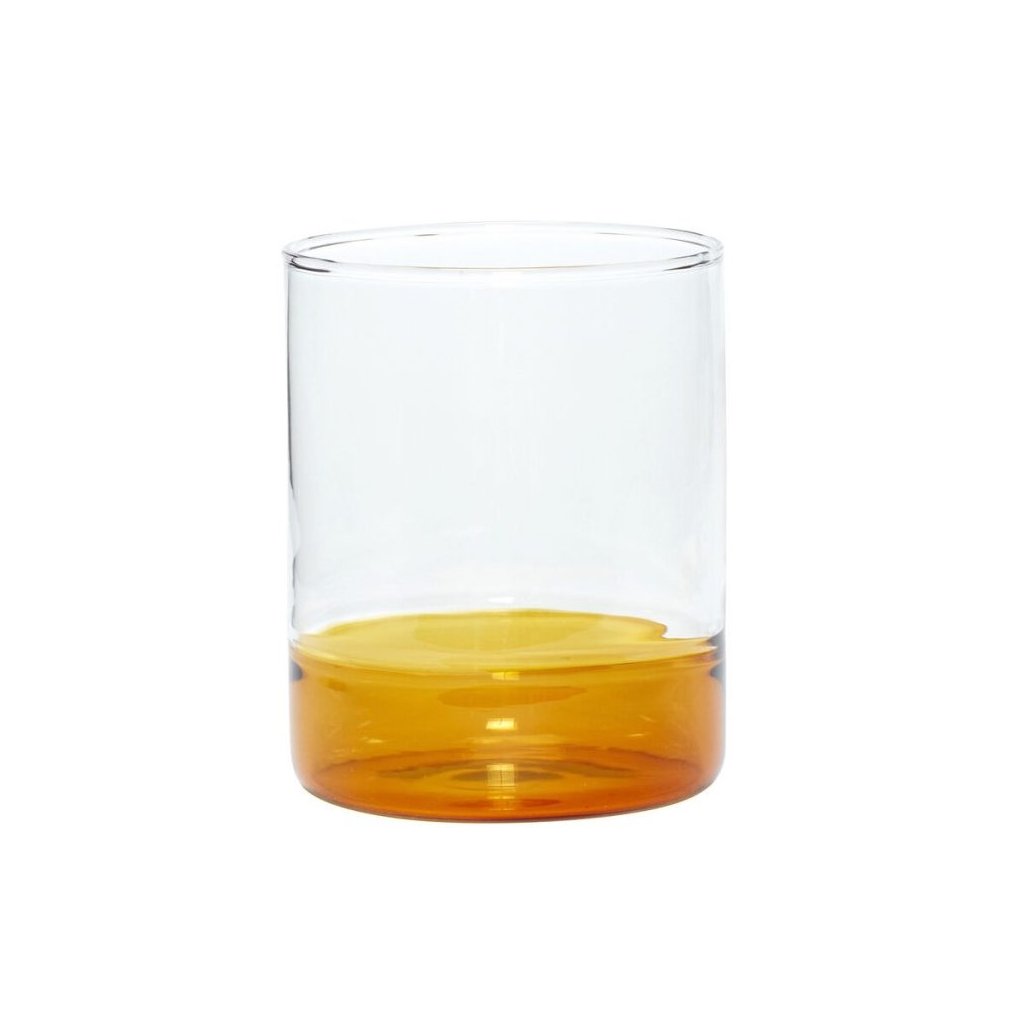 Trinkglas KIOSK 380 ml, orange, Hübsch