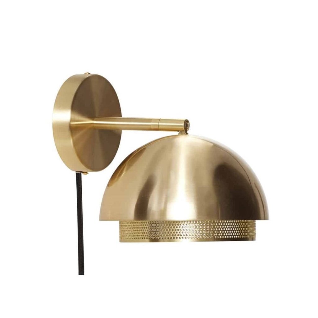 Wandlampe EDGE Messing, Hübsch