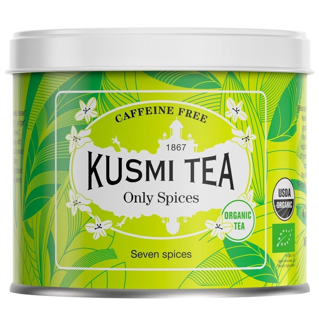 Kräutertee ONLY SPICES, 100 g Loser Tee Dose, Kusmi Tea