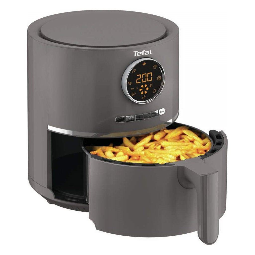 Heißluftfritteuse ULTRA FRY DIGITAL EY111B15, grau, Tefal