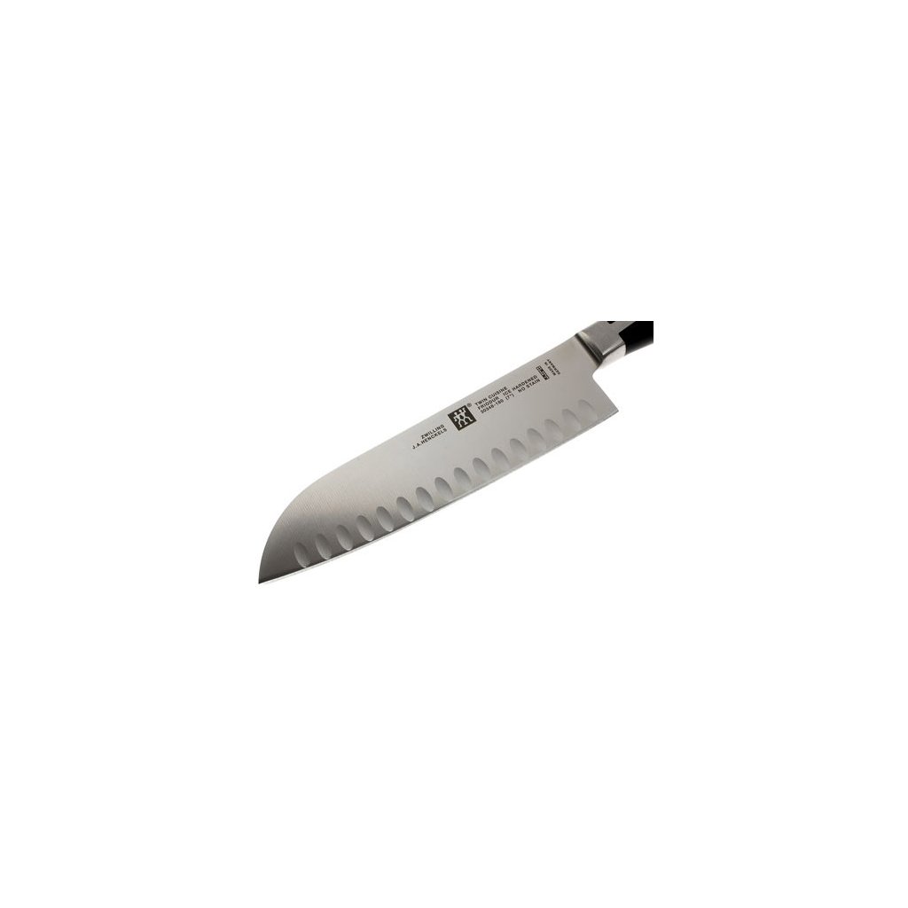 Santoku Messer TWIN CUISINE, mit ovalen Rillen, Zwilling