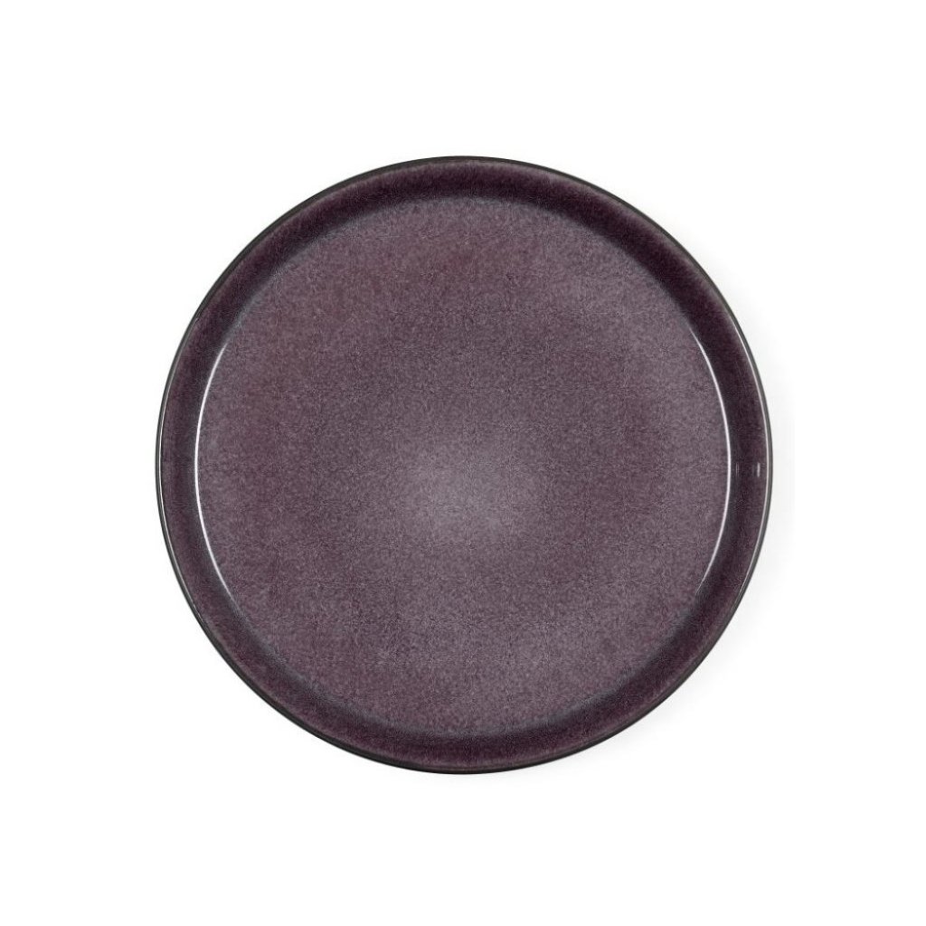 Speiseteller 27 cm, schwarz/lila, Bitz