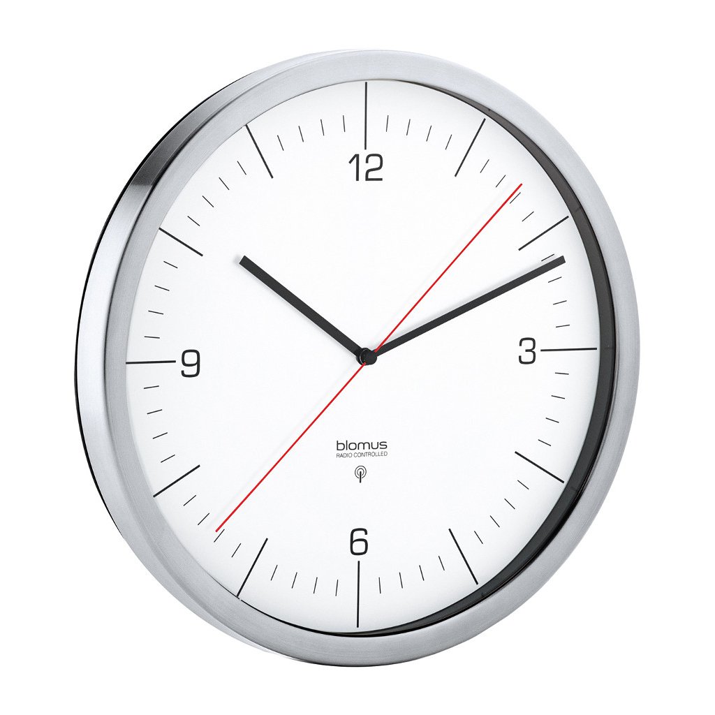 Funkwanduhr RONO ⌀ 24 cm, weiß, Blomus