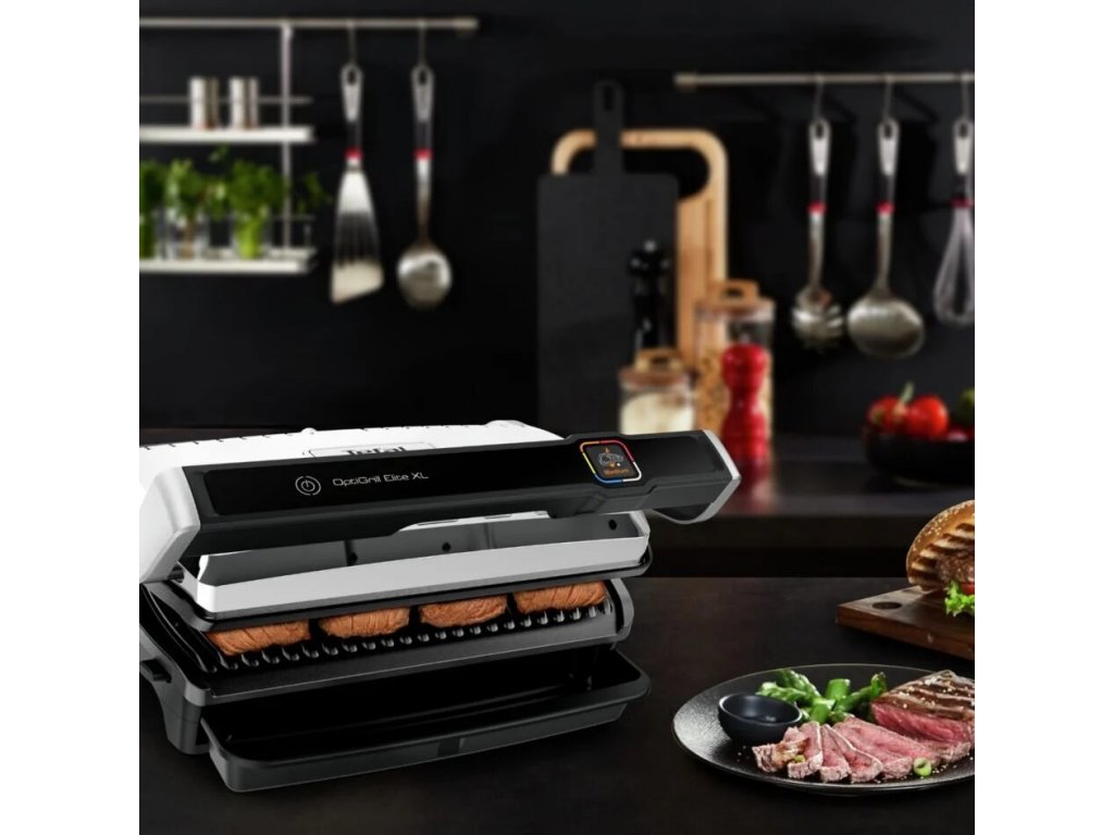 Elektro Kontaktgrill OPTIGRILL ELITE GC760D30, Tefal