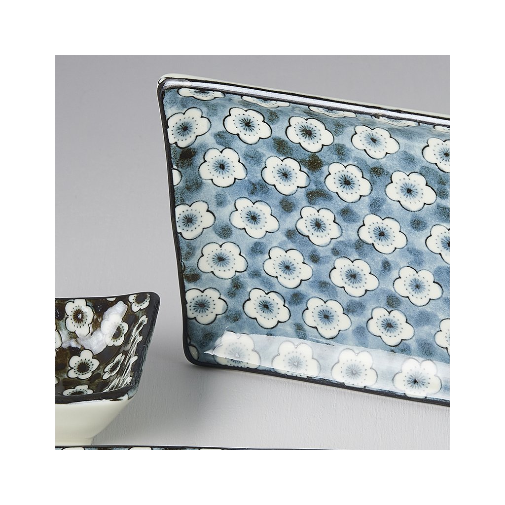 Sushi Set NAVY & WHITE UME, 6-teilig, MIJ