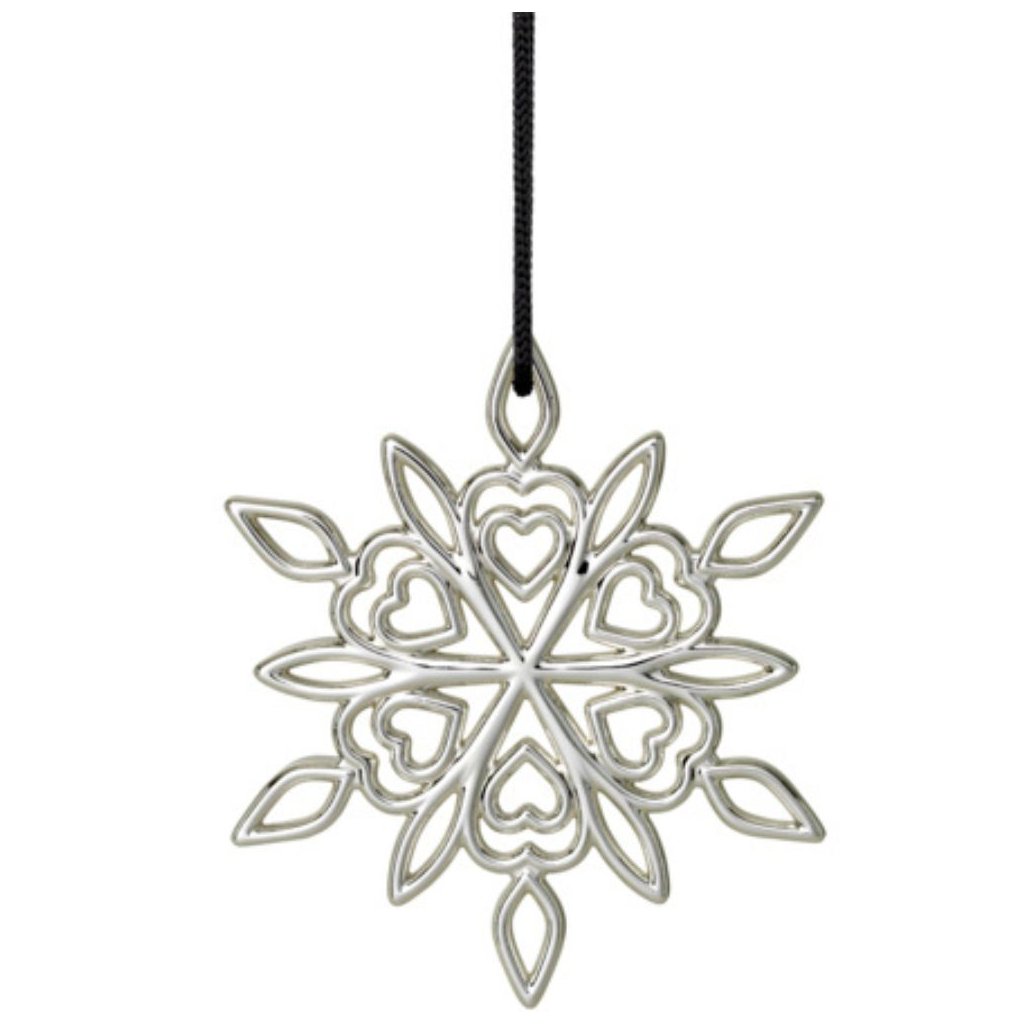 Weihnachtsschmuck FROSTFLOWER 7 cm, Silber, Rosendahl
