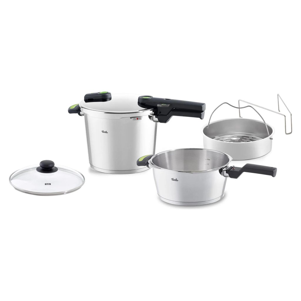 Schnellkochtopf VITAQUICK GREEN, 2er-Set, 6 l, 3,5 l, Fissler