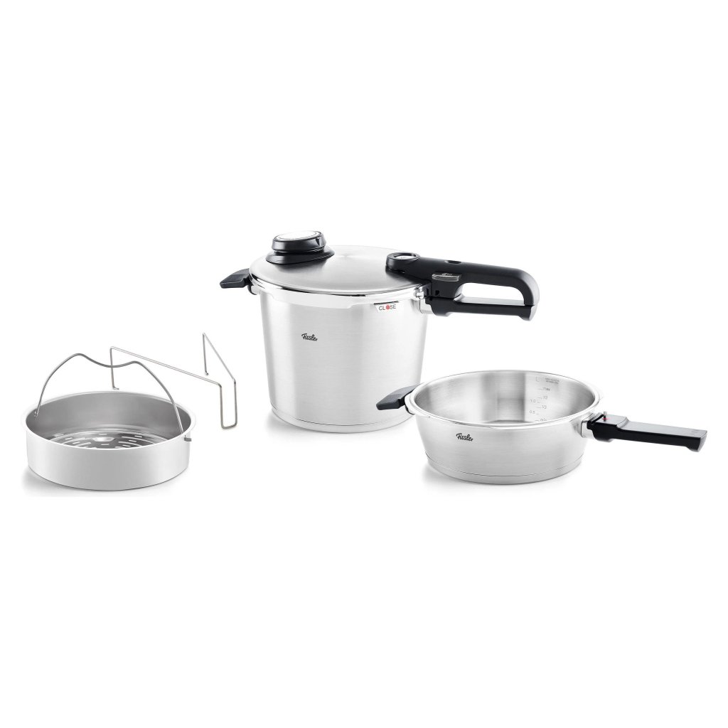 Schnellkochtopf VITAVIT PREMIUM, 2-teilig, 6 l + 2,5 l, Fissler
