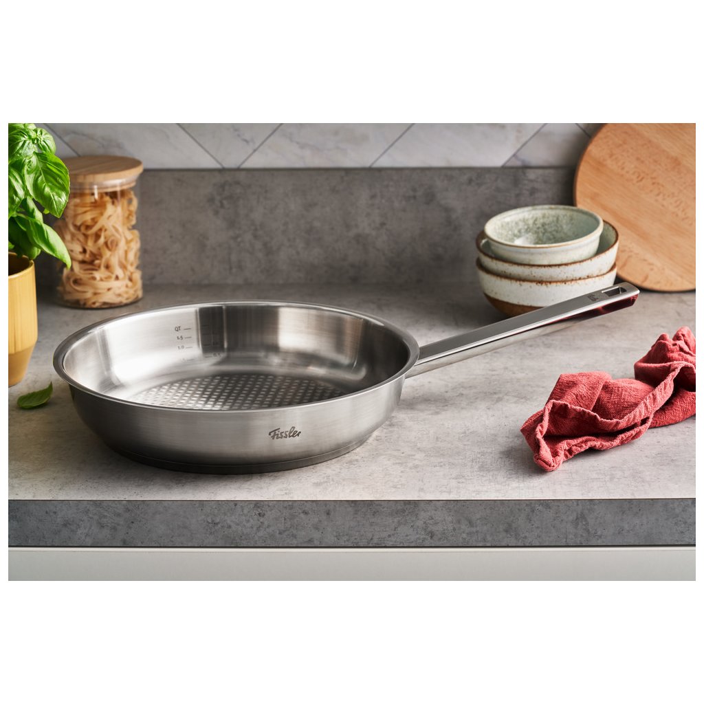 Bratpfanne ORIGINAL-PROFI COLLECTION 24 cm, 2 l, Edelstahl, Fissler