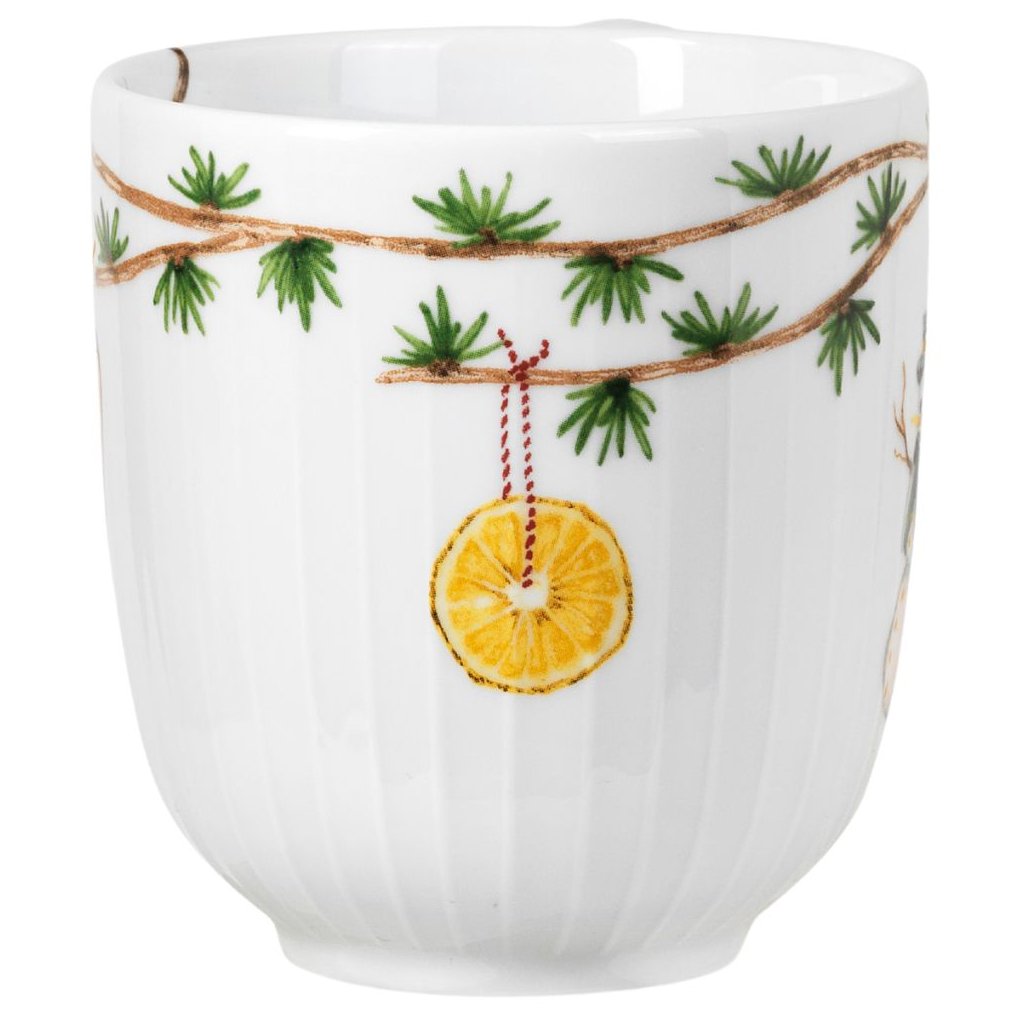 Weihnachtskugel HAMMERSHOI 2019, 330 ml, weiß, Kähler