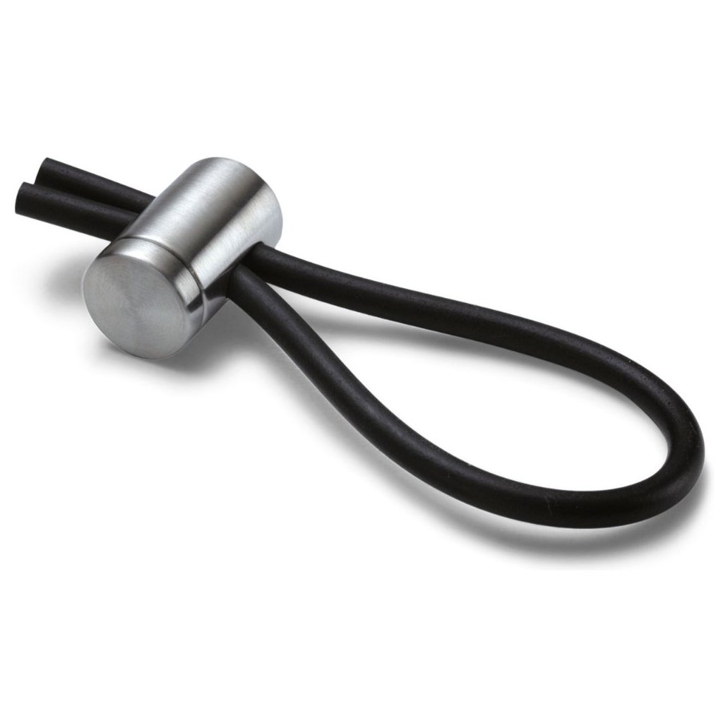 Schlüsselanhänger LOOP 10 cm, schwarz, Philippi