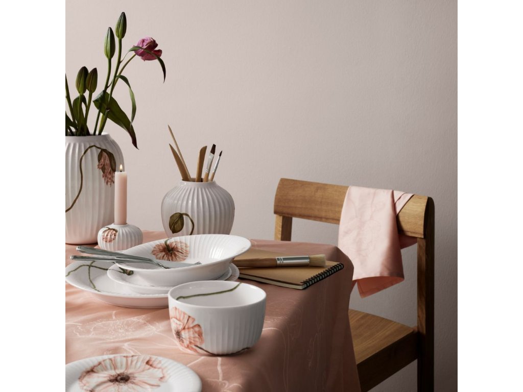 Tischdecke HAMMERSHOI POPPY 150 x 270 cm, Nude, Kähler