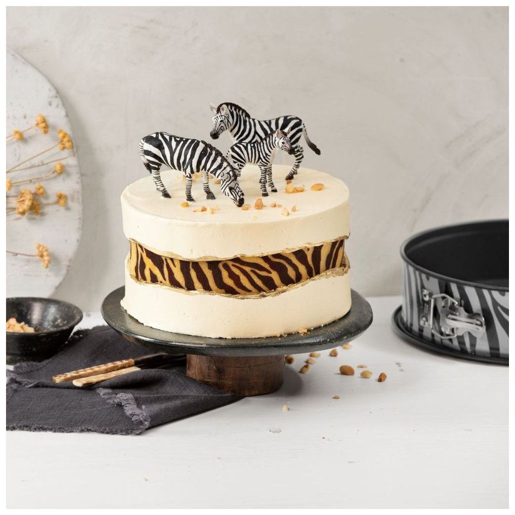 Springform ZEBRAFRICA 26 cm, grau, Kaiser