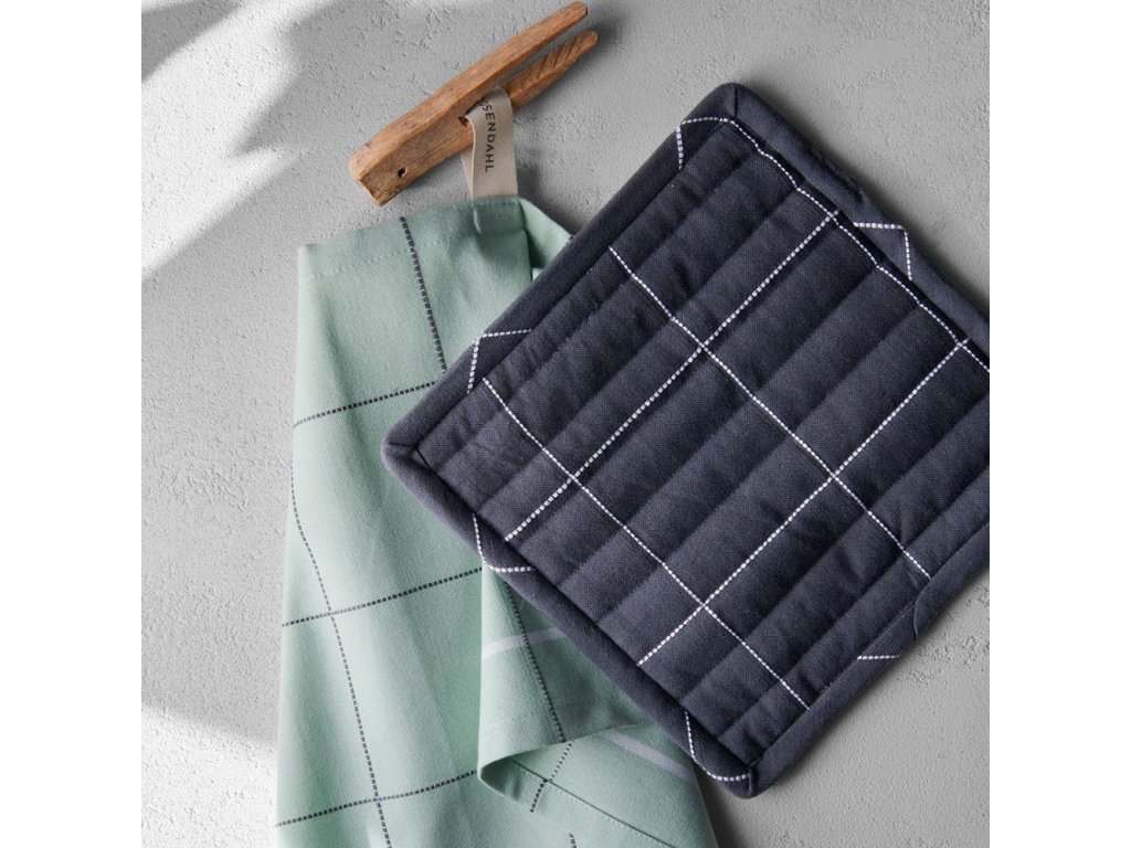 Topflappen GAMMA, 2er-Set, 22 x 22 cm, grau, Rosendahl