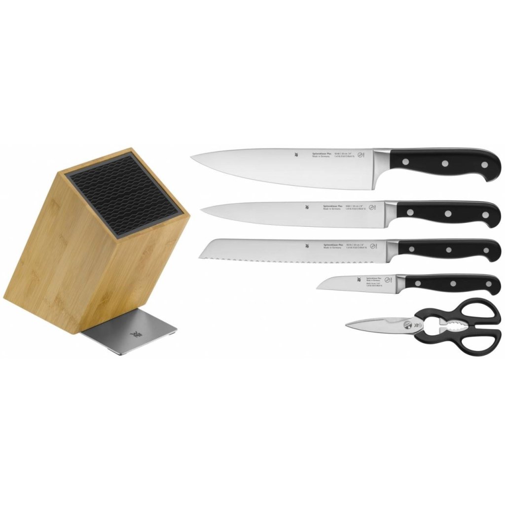 Messerset SPITZENKLASSE PLUS, set à 6 st, mit Block, WMF