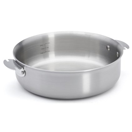 Schmorpfanne ALCHIMY LOQY 24 cm, Silber, Edelstahl, de Buyer