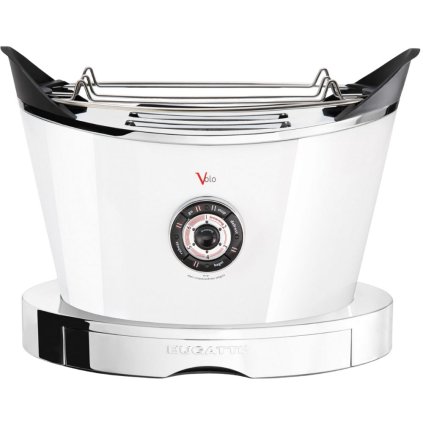 Toaster VOLO 32 cm, weiß, Edelstahl, Bugatti