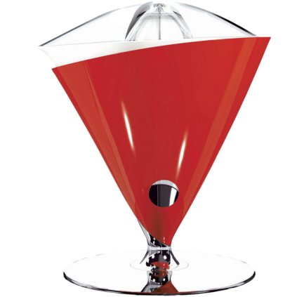 Elektrischer Entsafter VITA 0,6 l, rot, Edelstahl, Bugatti