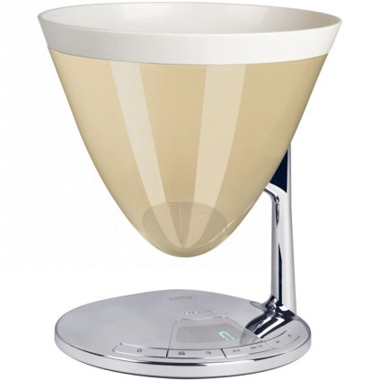 Küchenwaage UMA creme, Edelstahl, Bugatti