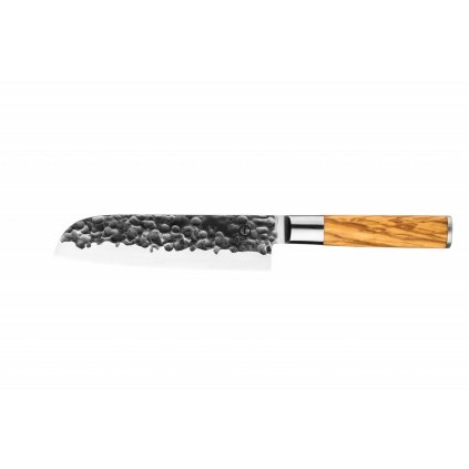 Santoku Messer Forged Olive 18 cm