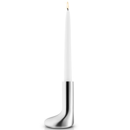 Stabkerzenhalter MELLOW 12 cm, silber, edelstahl, Eva Solo