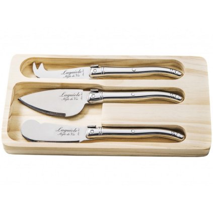 Satz Messer auf Käse Laguiole Premium 3 Stück Edelstahl
