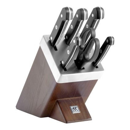 Satz Messer mit Schärfen Block und Schere 7dílná Gourmet® ZWILLING