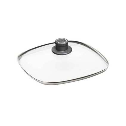 Glasdeckel mit Kunststoffgriff 24 x 24 cm WOLL