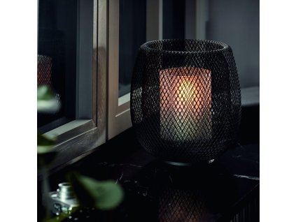 Laterne MESH 20 cm, schwarz, Philippi