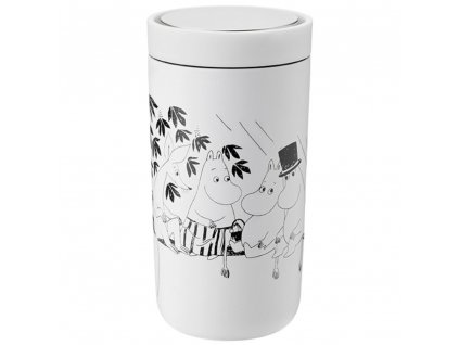 Thermobecher TO GO CLICK MOOMIN 200 ml, zartweiß, Stelton