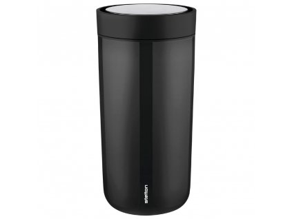 Thermobecher TO GO CLICK 400 ml, schwarz, Stelton