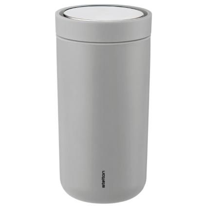Isolierbecher TO GO CLICK 200 ml, matt hellgrau, Stelton