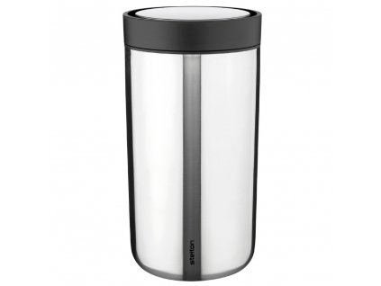 Thermobecher TO GO CLICK 400 ml, Silber, Stelton