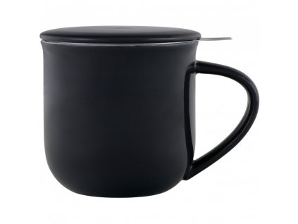 Teetasse mit Sieb MINIMA EVA, 380 ml, schwarz, Viva Scandinavia