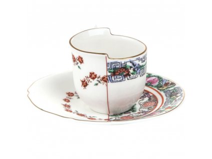 Kaffeetasse mit Untertasse HYBRID TAMARA, Seletti