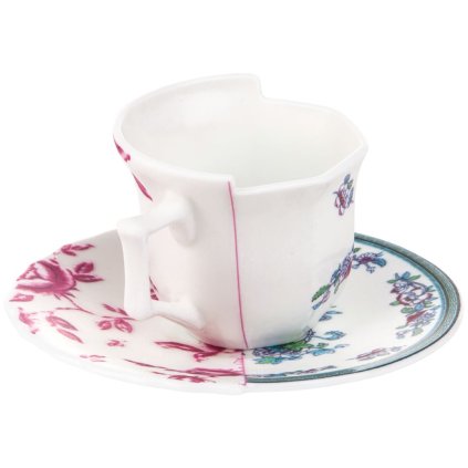 Kaffeetasse mit Untertasse HYBRID LEONIA, Seletti